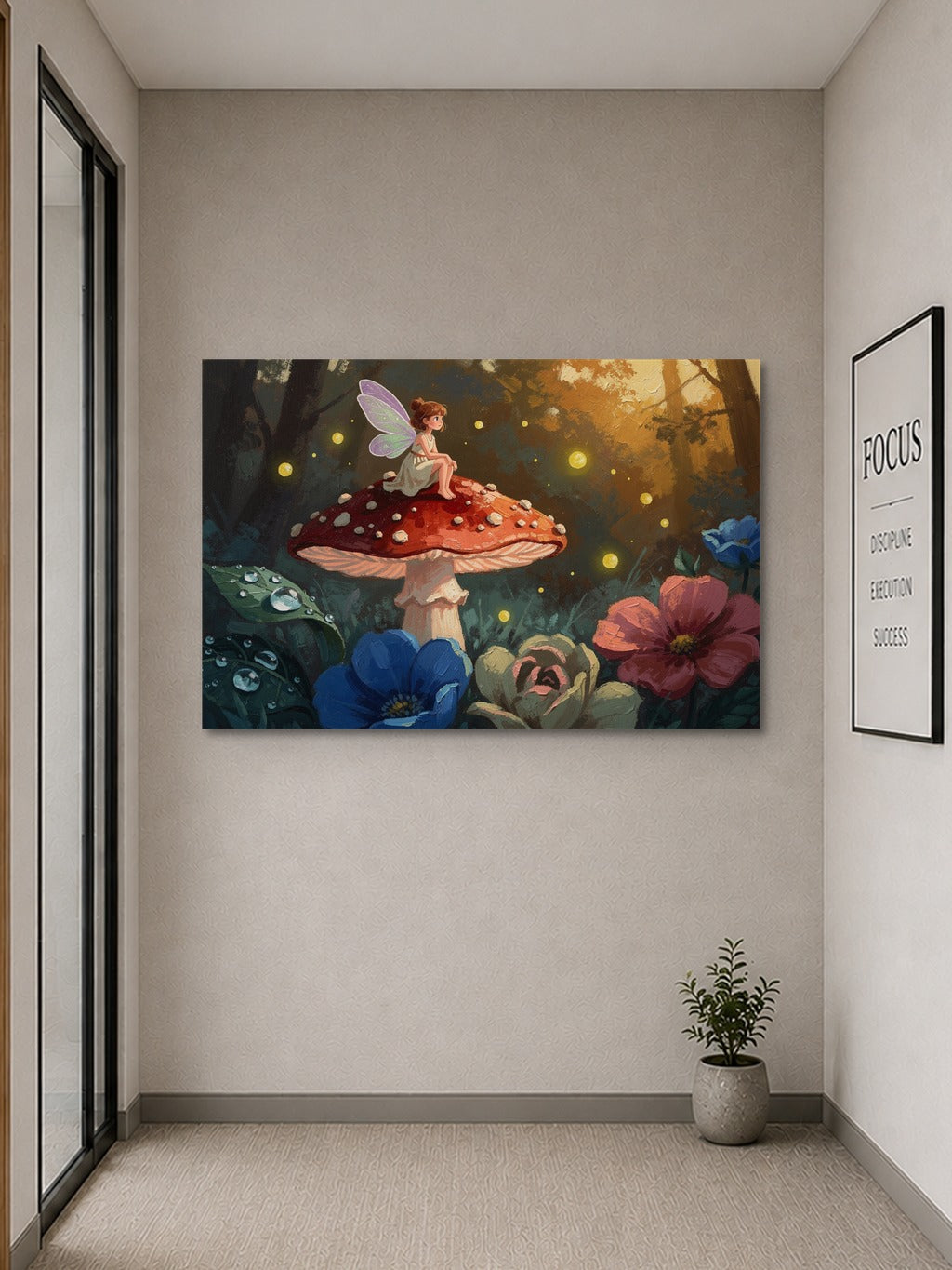 Fairy on Mushroom Garden — room 9
