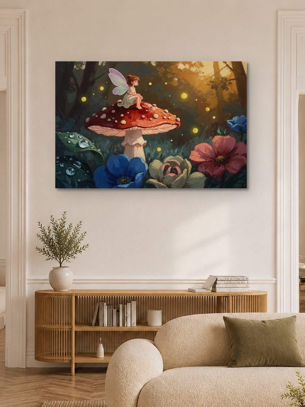 Fairy on Mushroom Garden — room 6