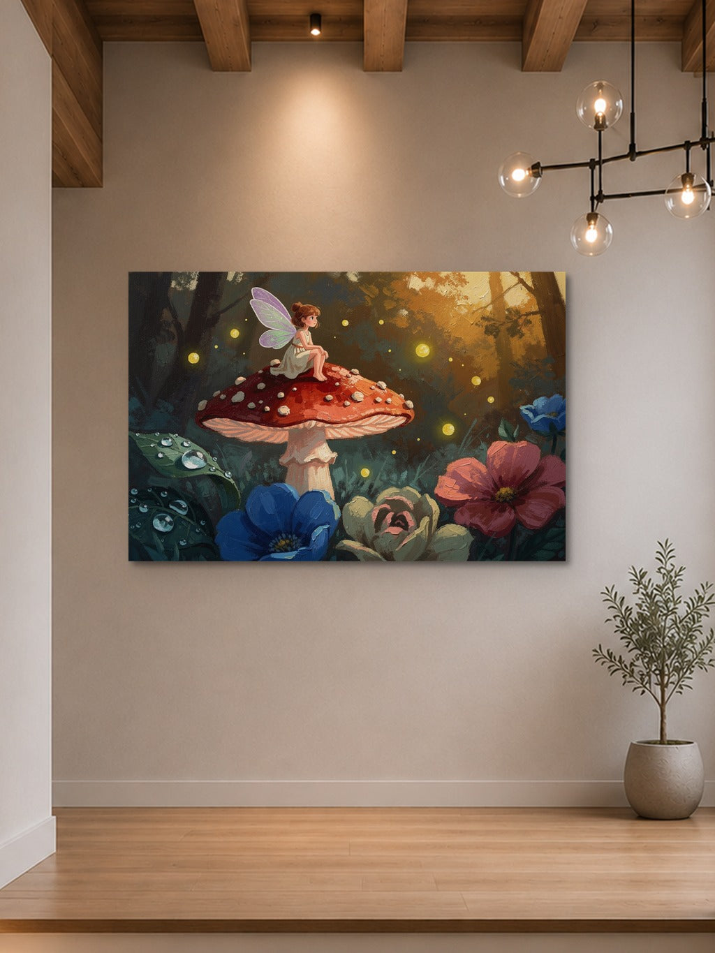 Fairy on Mushroom Garden — room 7