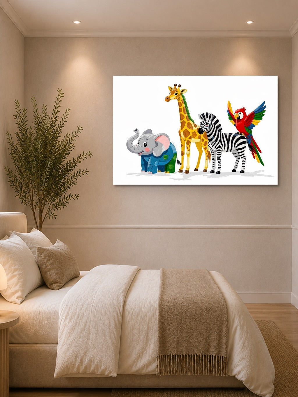 Safari ABC Kids Wall Art — room 1