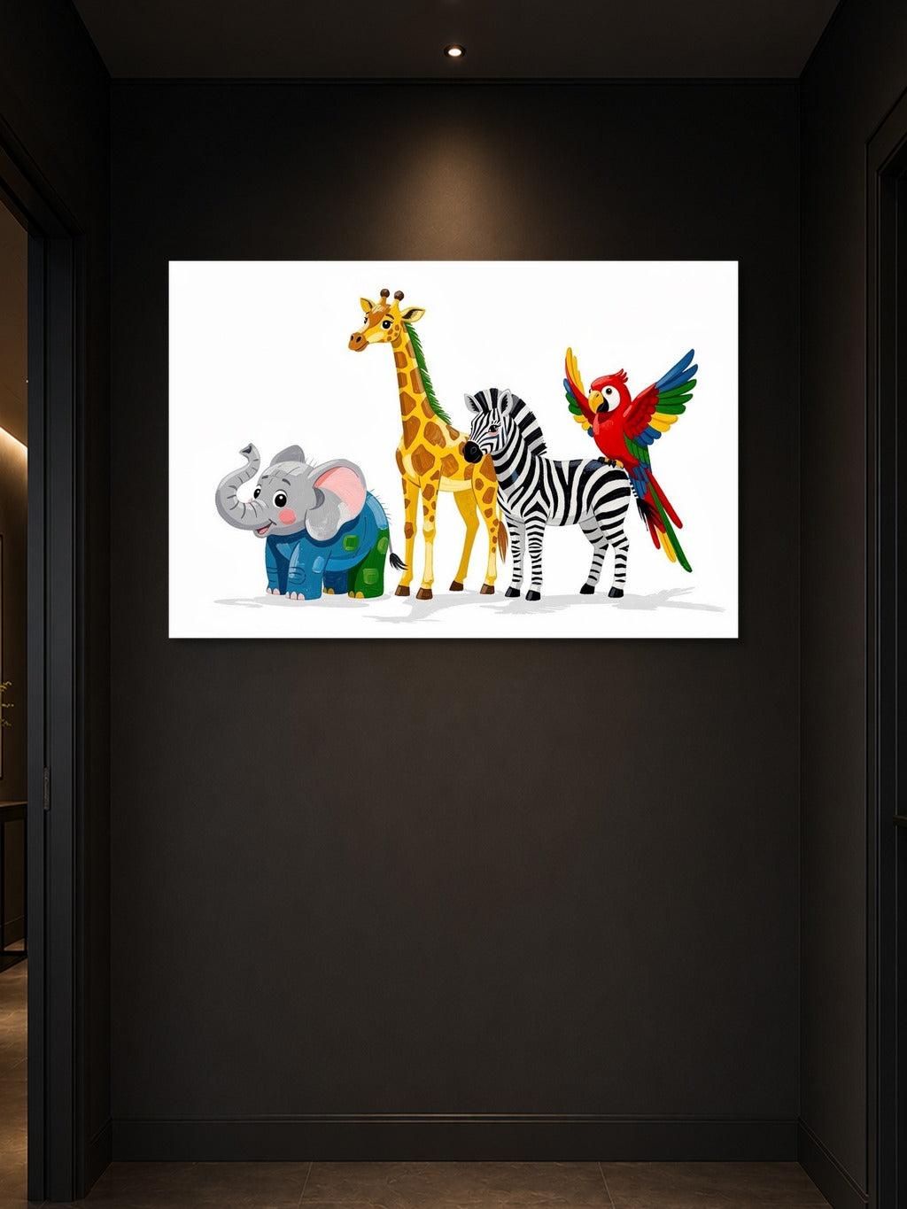 Safari ABC Kids Wall Art — room 3