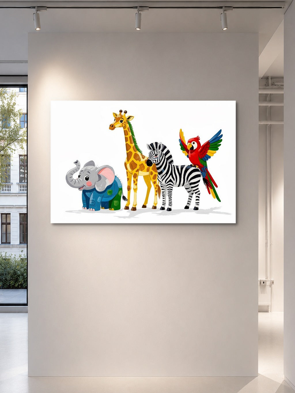 Safari ABC Kids Wall Art — room 5