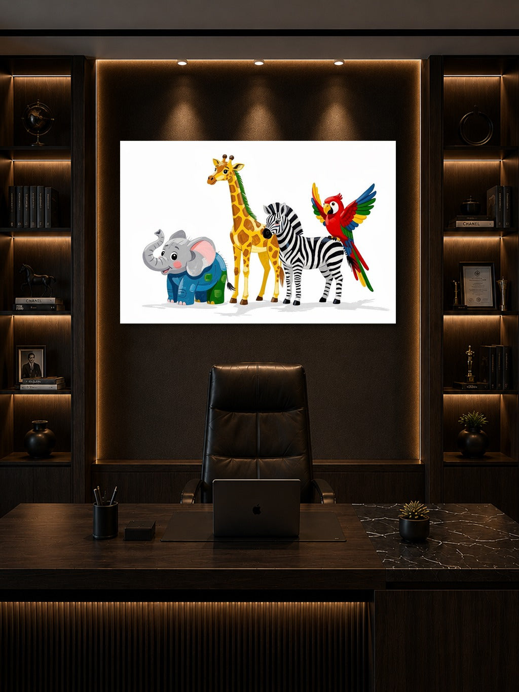 Safari ABC Kids Wall Art — room 8