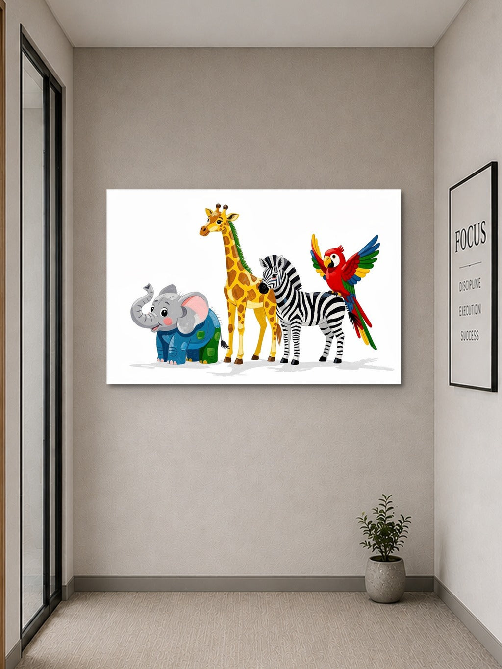 Safari ABC Kids Wall Art — room 9