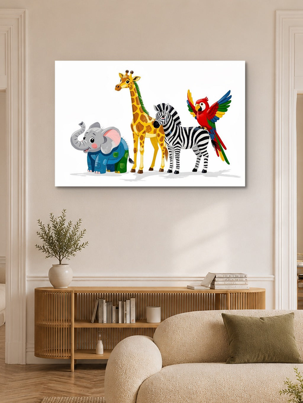 Safari ABC Kids Wall Art — room 6