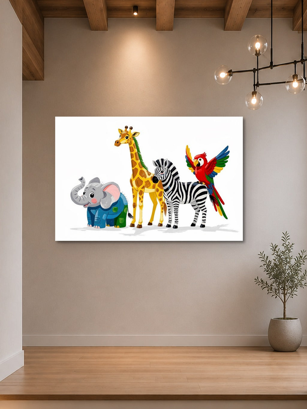 Safari ABC Kids Wall Art — room 7