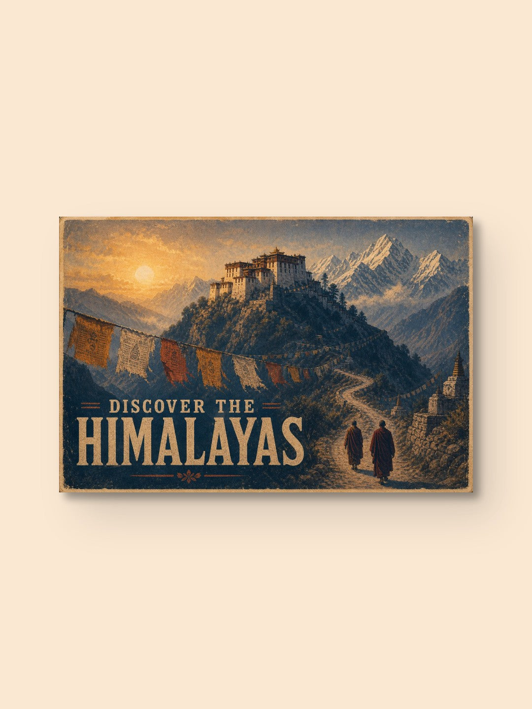 Discover The Himalayas — canvas