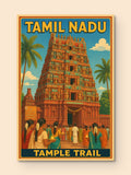 Tamil Nadu Temple Trail — canvas