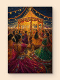 Navratri Garba Night Gujarat — canvas