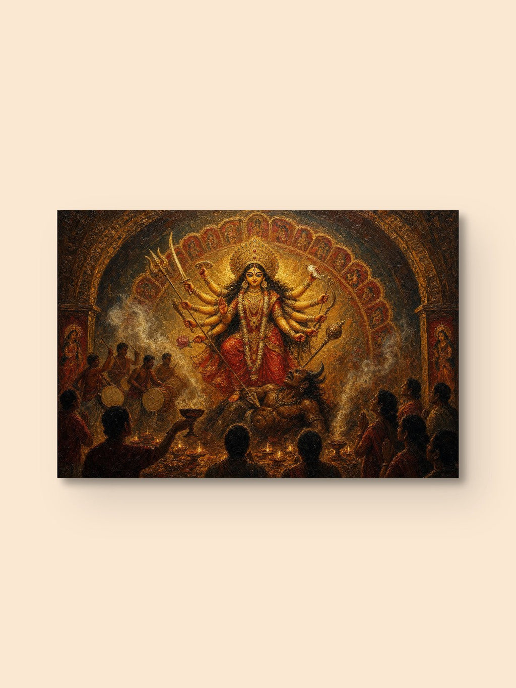 Durga Vijay — Oil on Canvas — canvas
