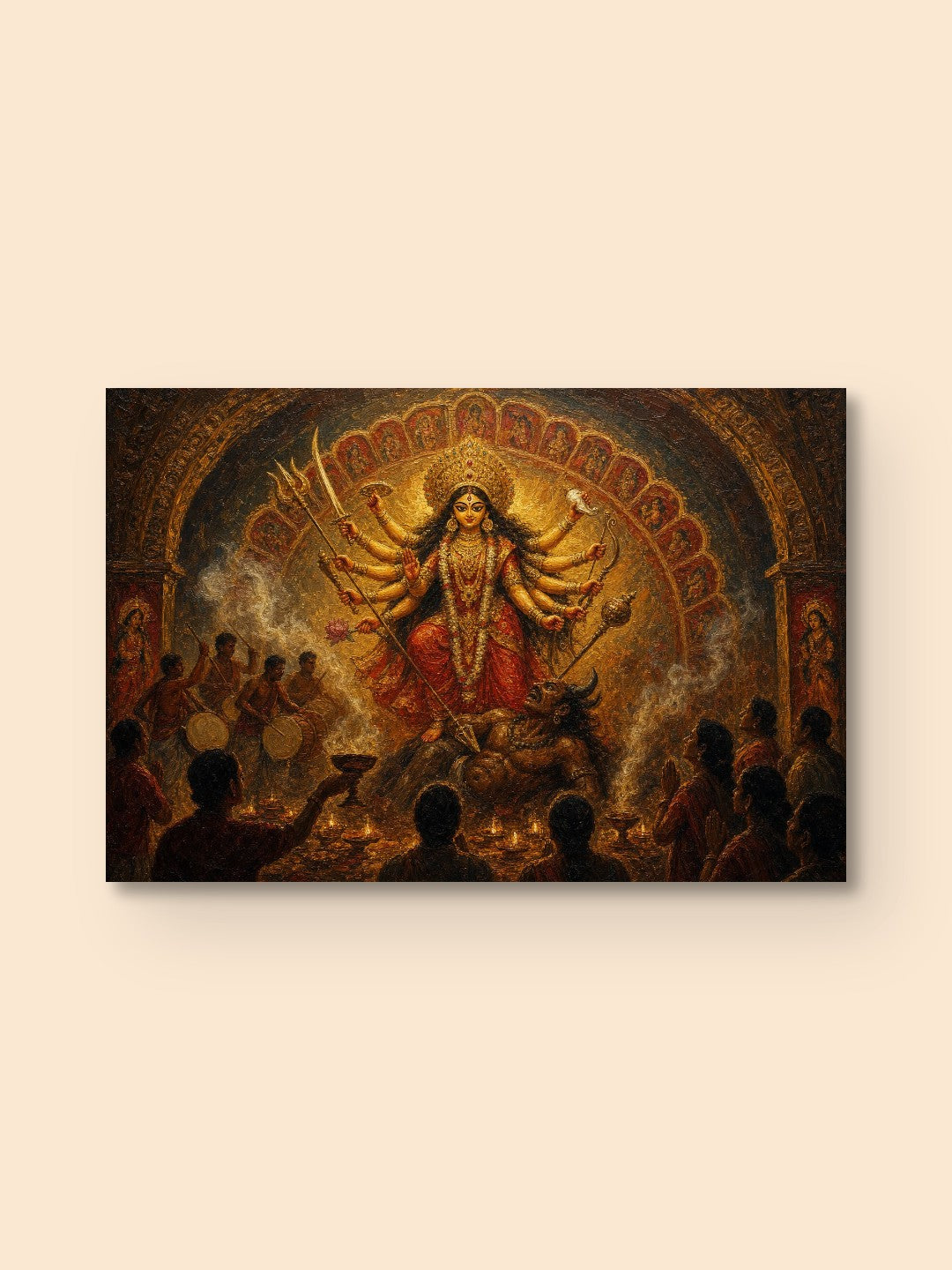 Durga Vijay — Oil on Canvas — canvas