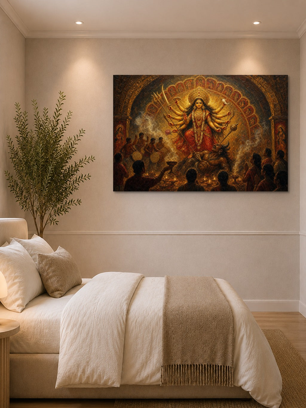 Durga Vijay — Oil on Canvas — room 1