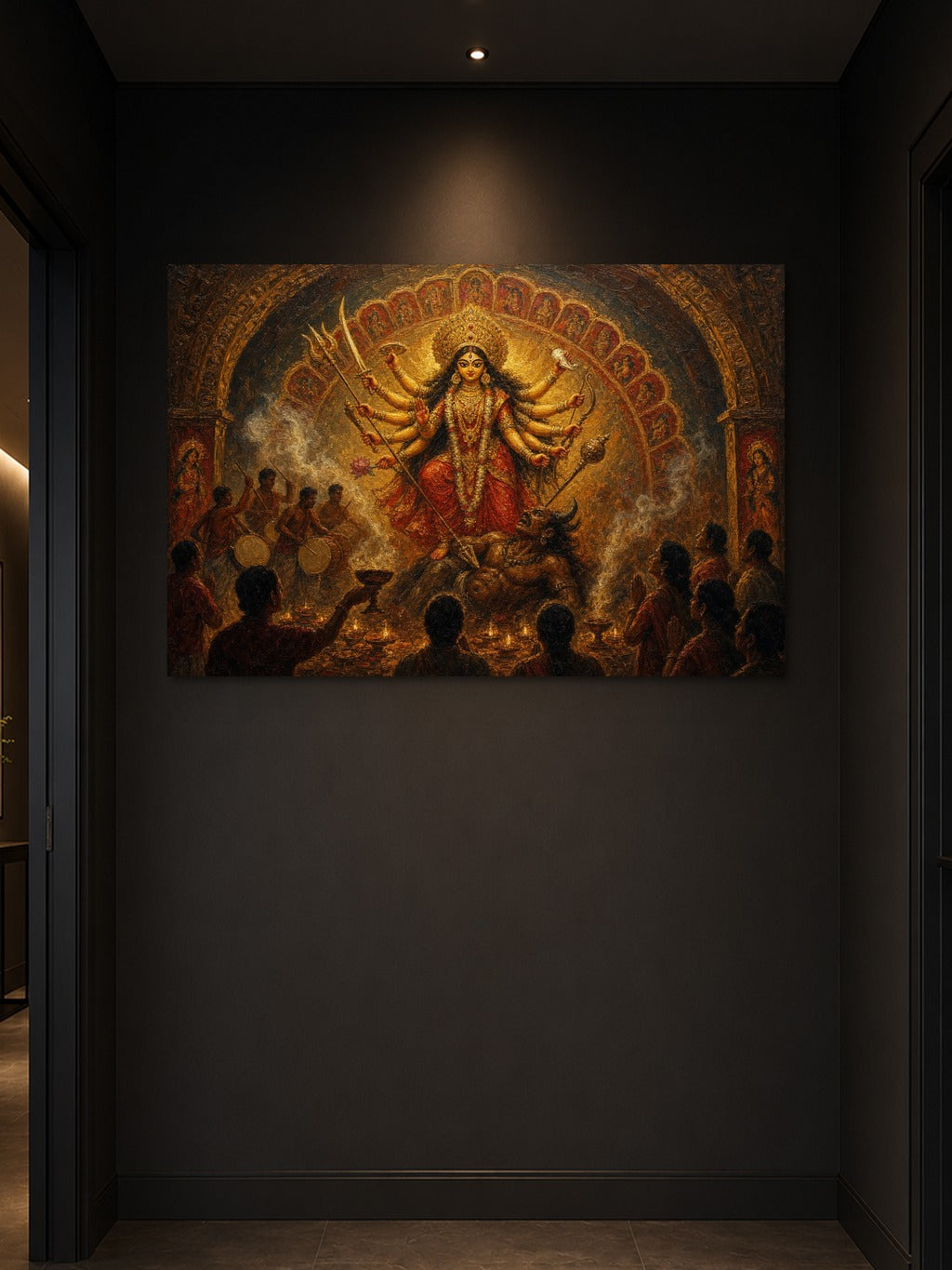 Durga Vijay — Oil on Canvas — room 3
