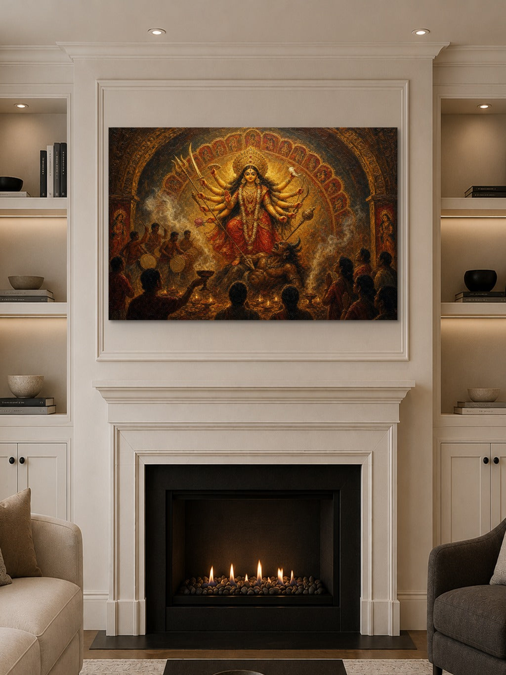 Durga Vijay — Oil on Canvas — room 10