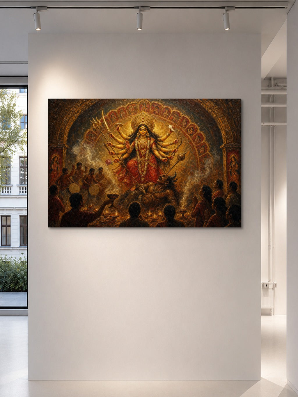 Durga Vijay — Oil on Canvas — room 5