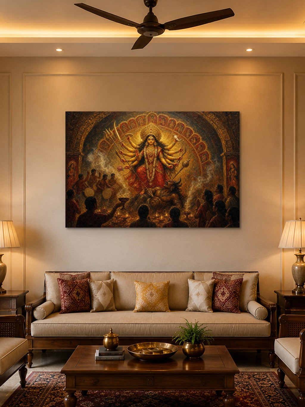 Durga Vijay — Oil on Canvas — room 2