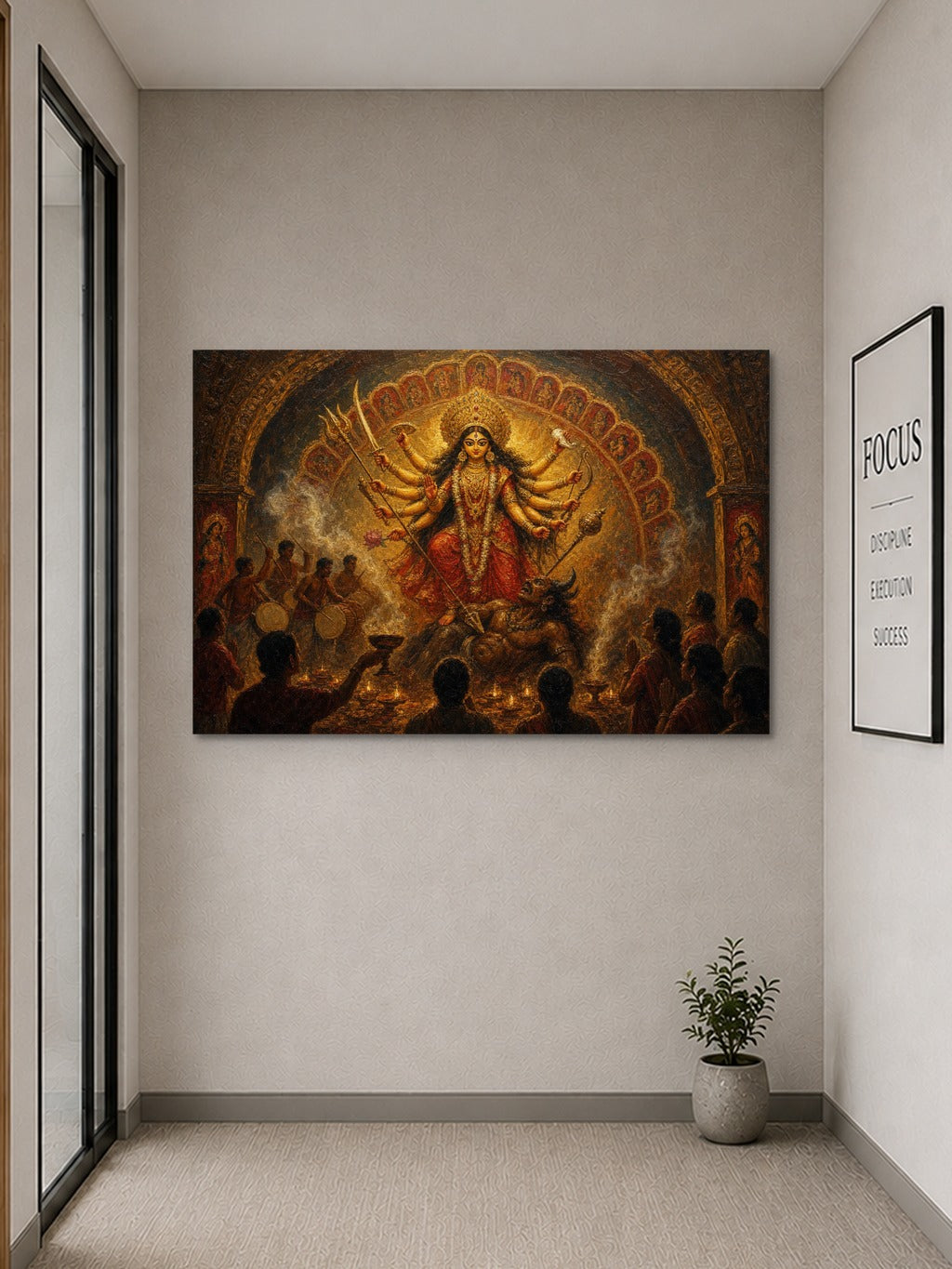 Durga Vijay — Oil on Canvas — room 9