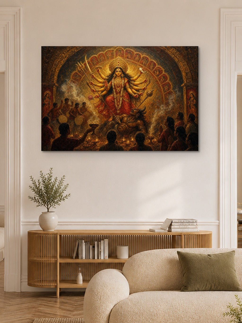 Durga Vijay — Oil on Canvas — room 6