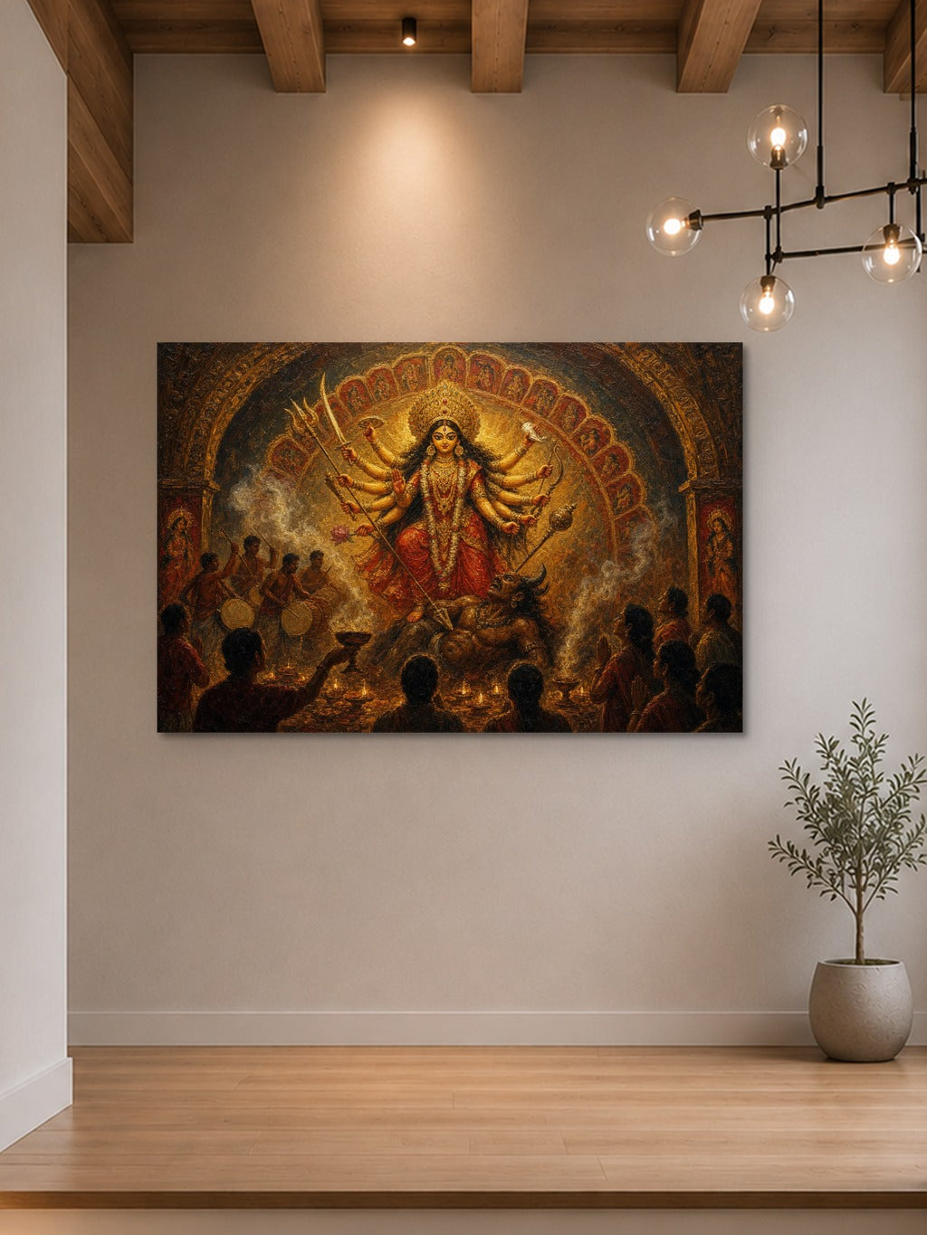 Durga Vijay — Oil on Canvas — room 7