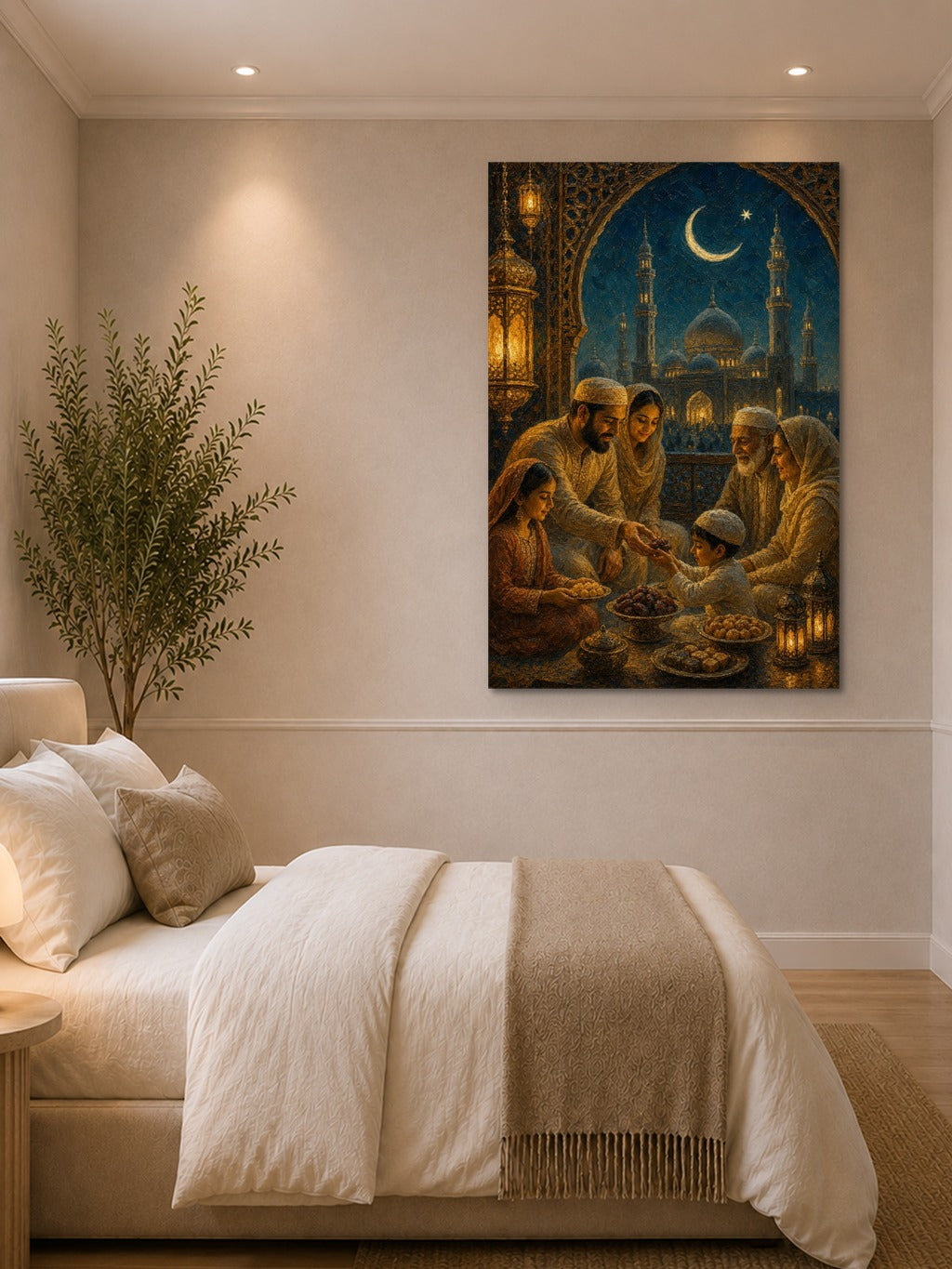 Eid Evening Gold & Teal — room 1