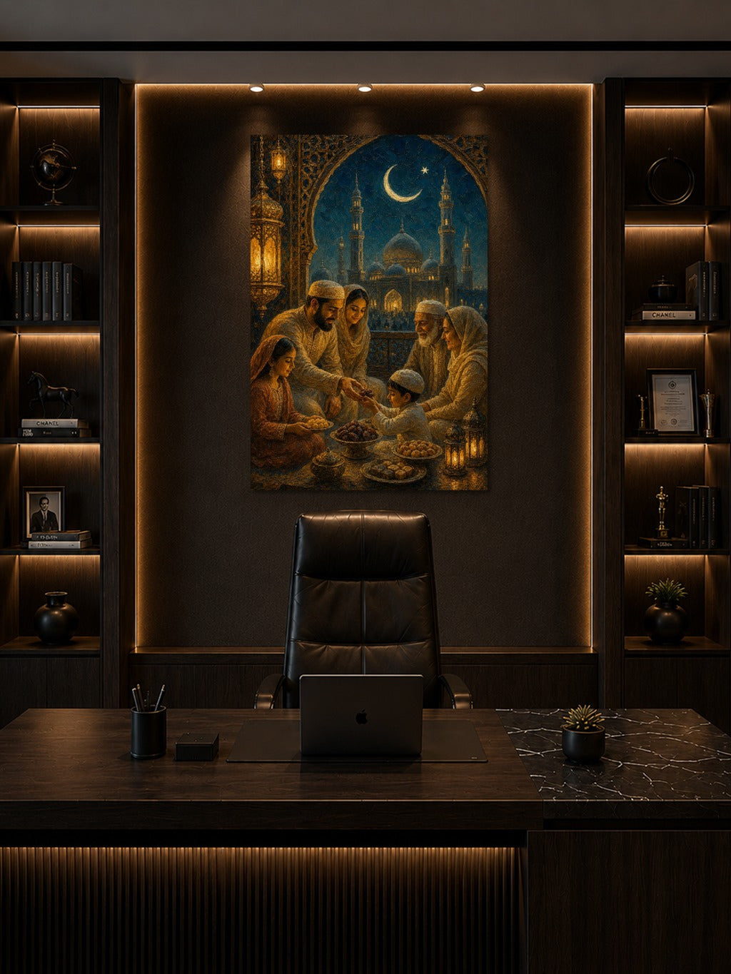 Eid Evening Gold & Teal — room 8