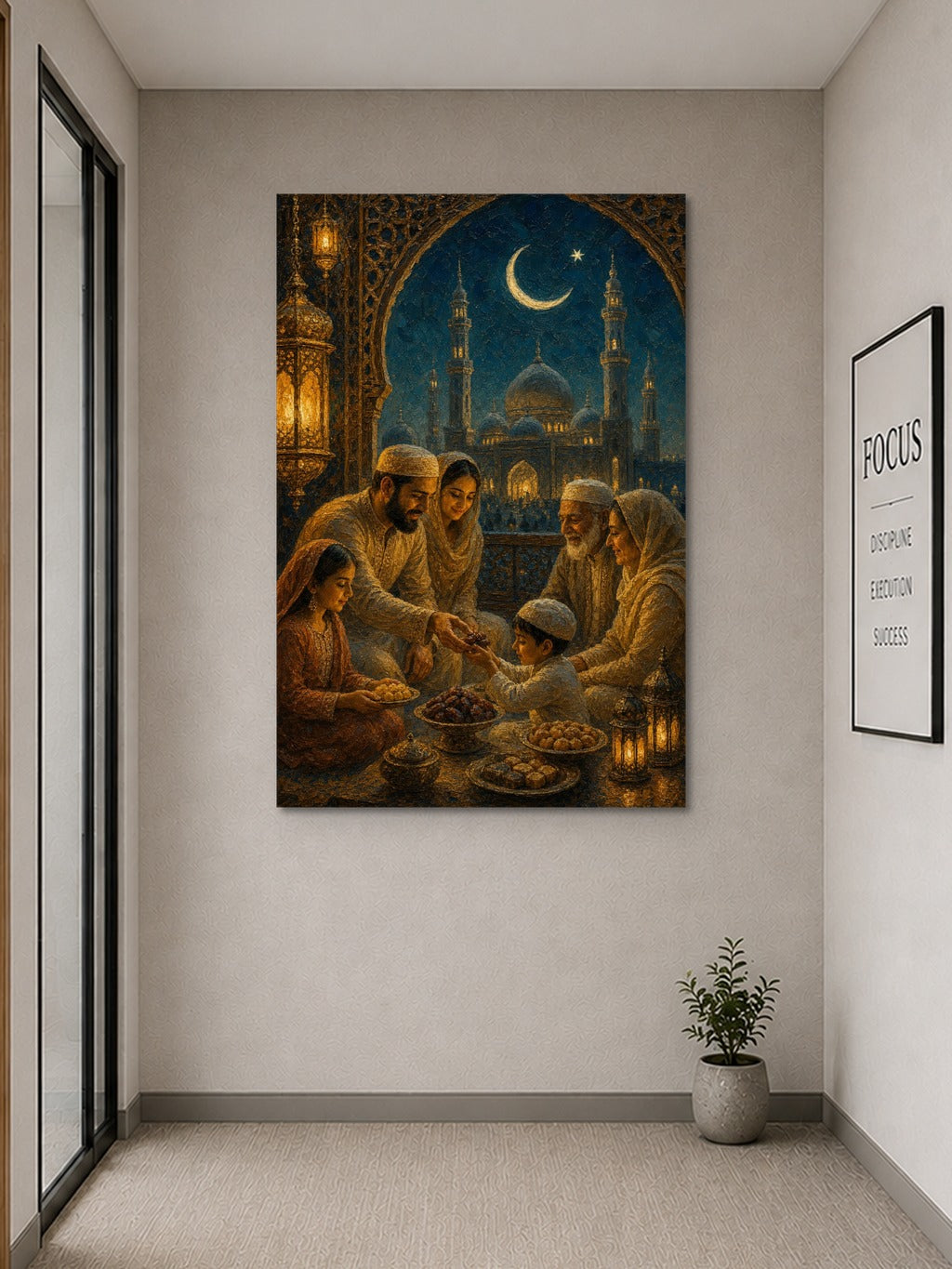 Eid Evening Gold & Teal — room 9