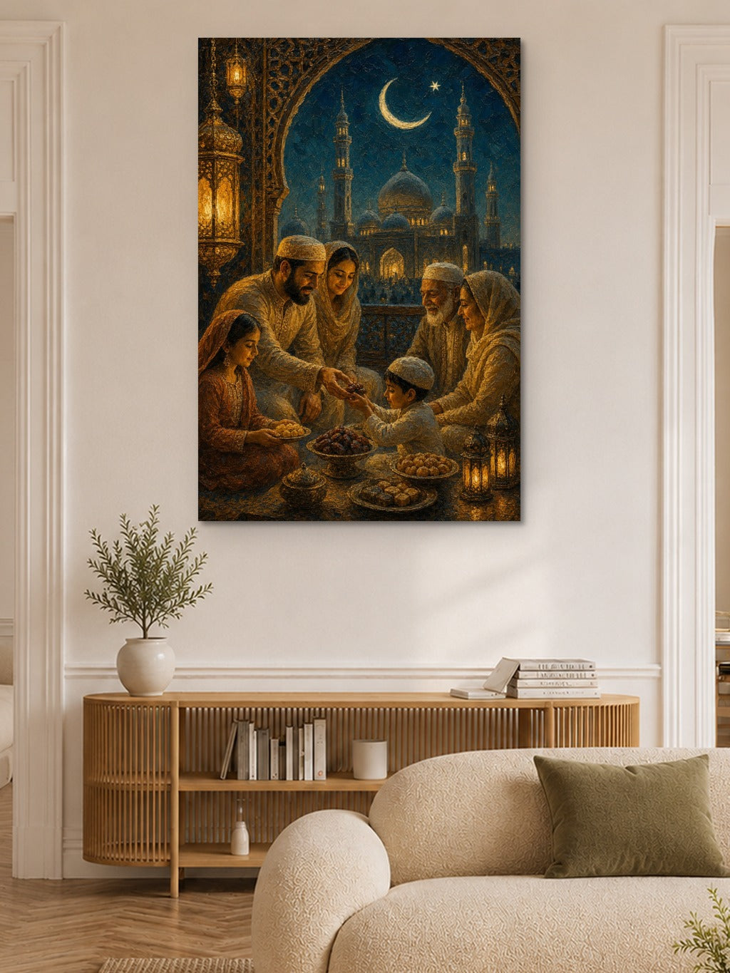 Eid Evening Gold & Teal — room 6