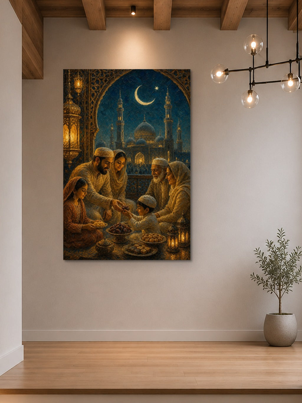 Eid Evening Gold & Teal — room 7