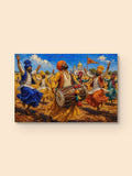 Baisakhi Bhangra Oil Print — canvas