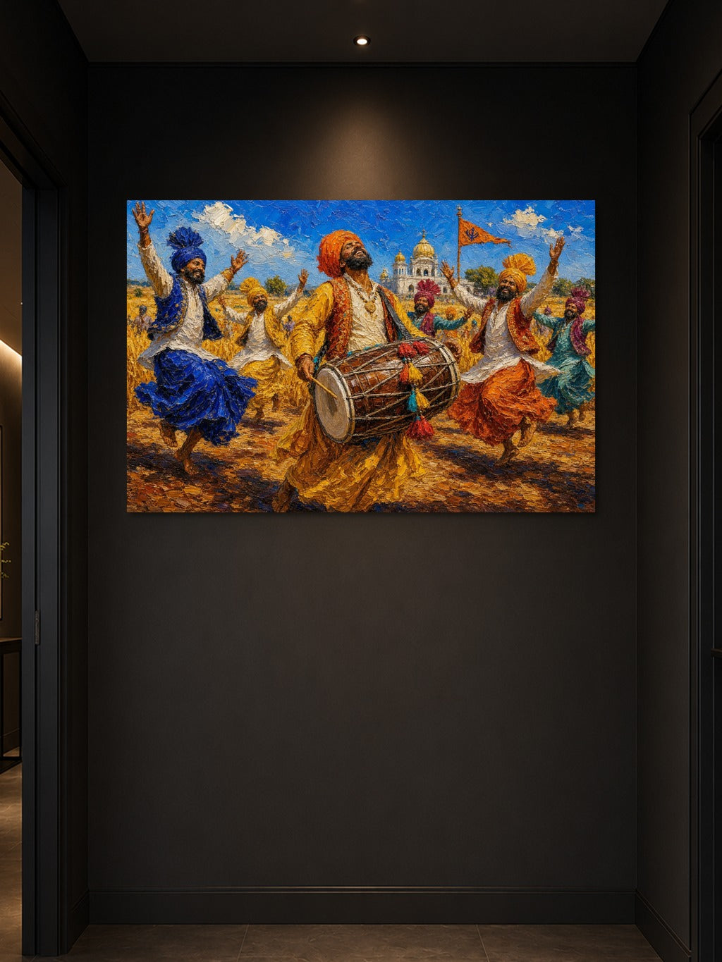 Baisakhi Bhangra Oil Print — room 3