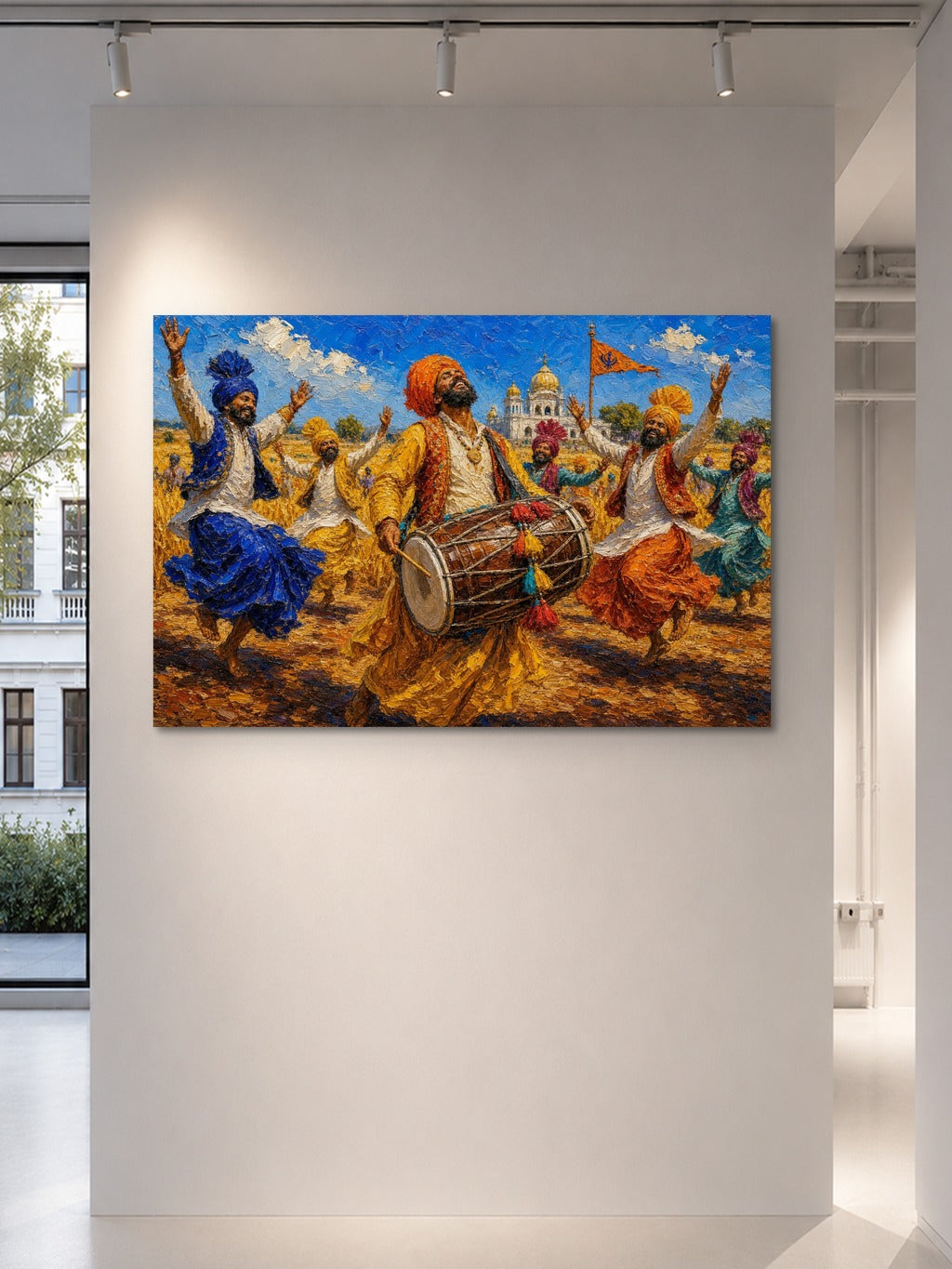 Baisakhi Bhangra Oil Print — room 5