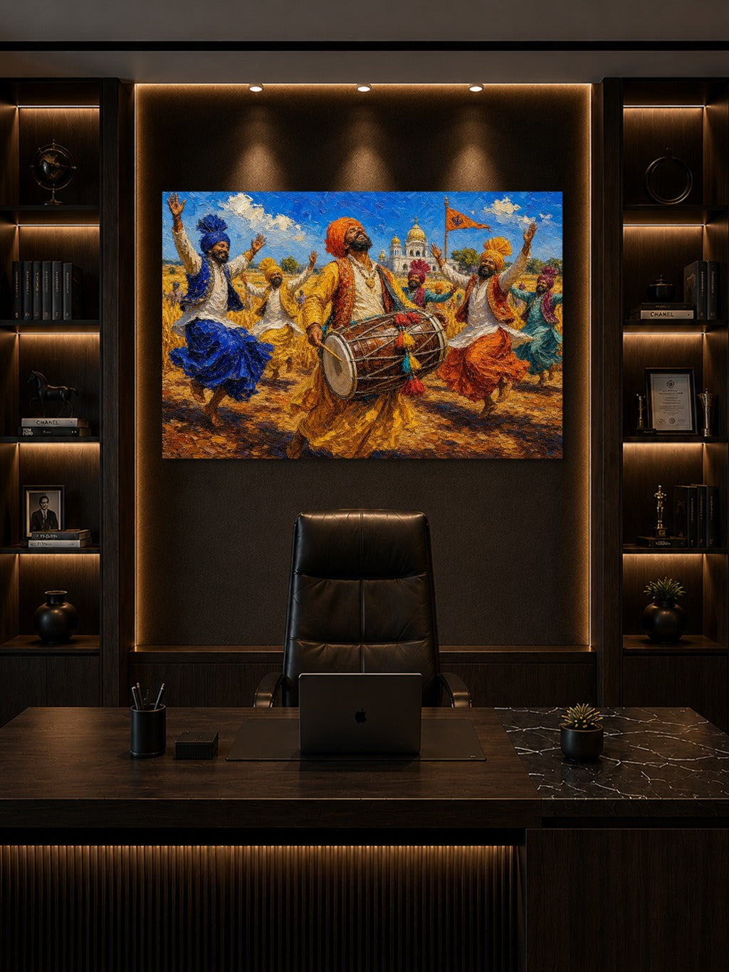 Baisakhi Bhangra Oil Print — room 8