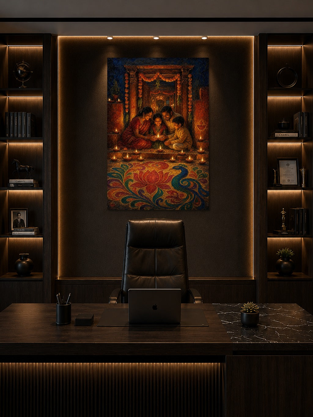 Diwali Doorway Oil Print — room 8