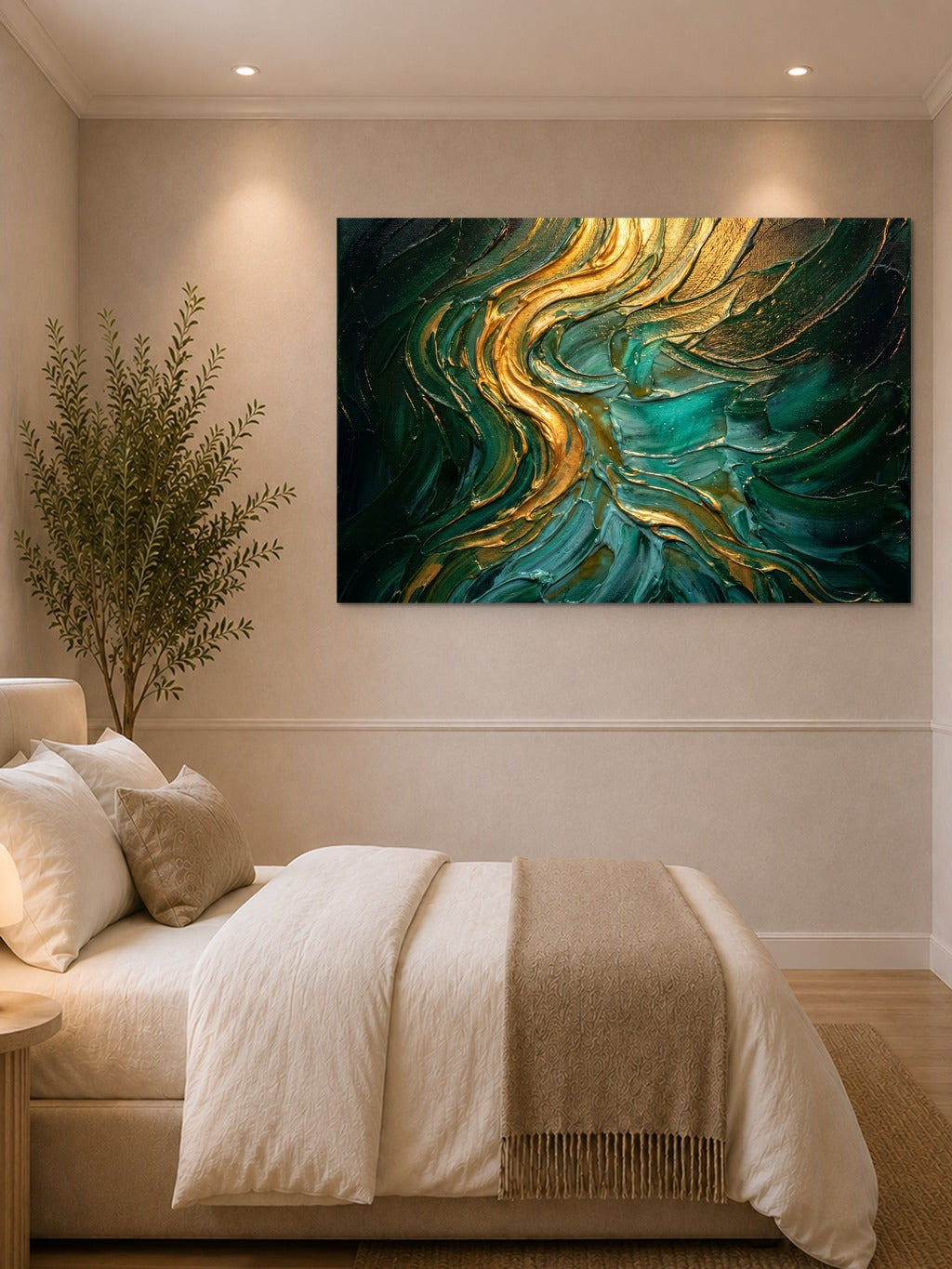 Gold River Abstract Art — room 1