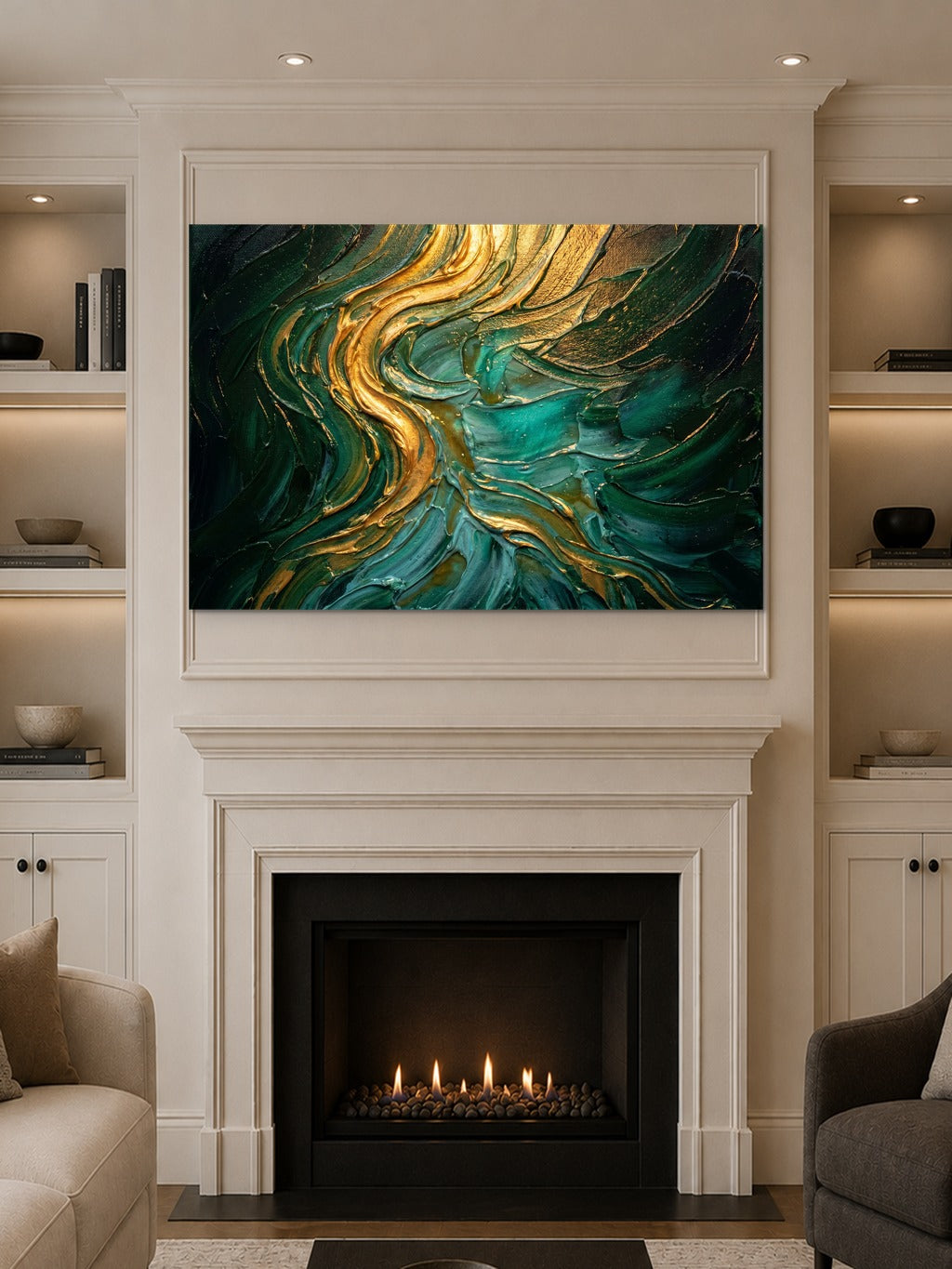 Gold River Abstract Art — room 10