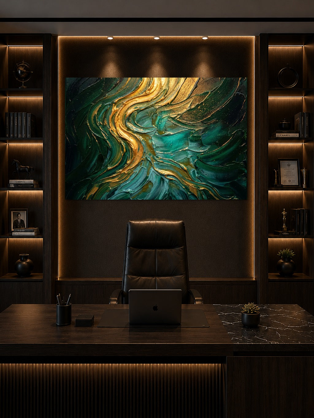 Gold River Abstract Art — room 8