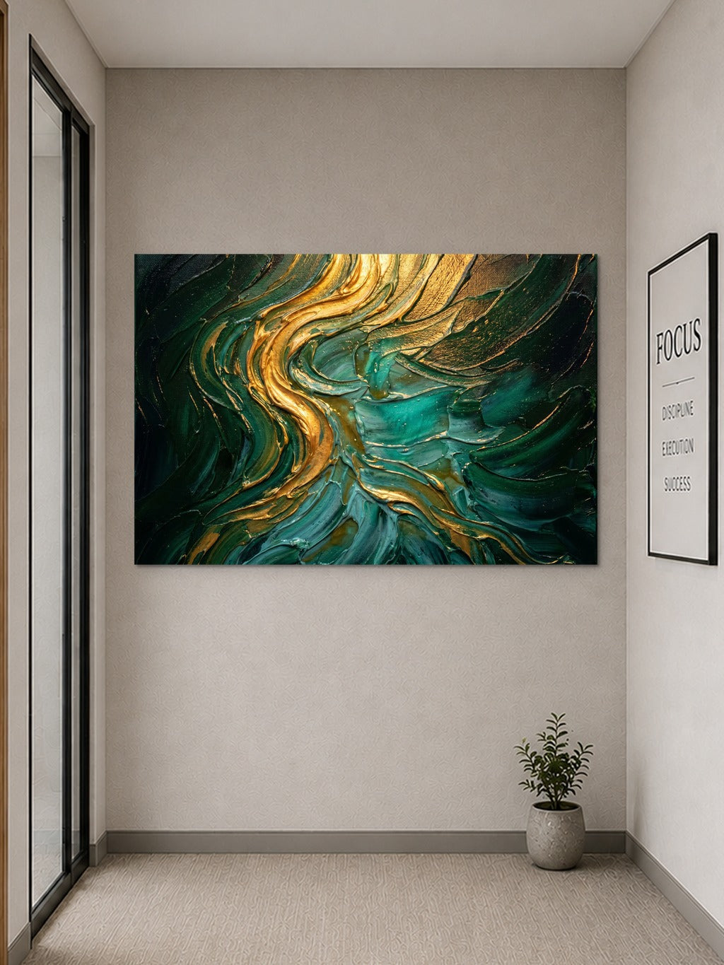Gold River Abstract Art — room 9
