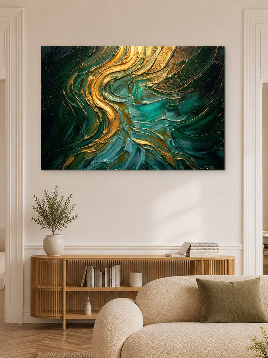 Gold River Abstract Art — room 6