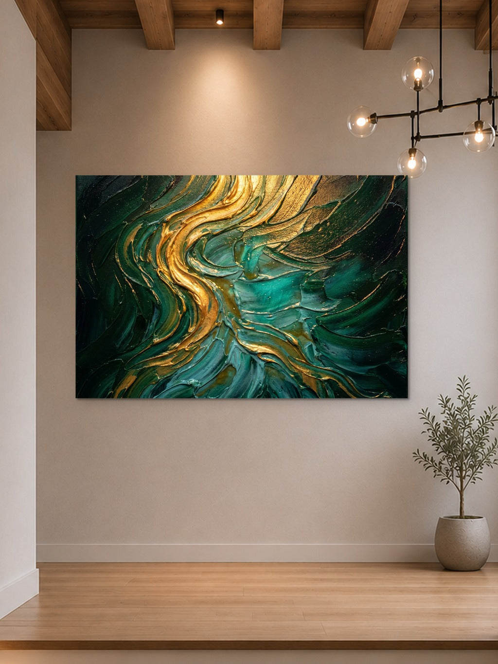Gold River Abstract Art — room 7