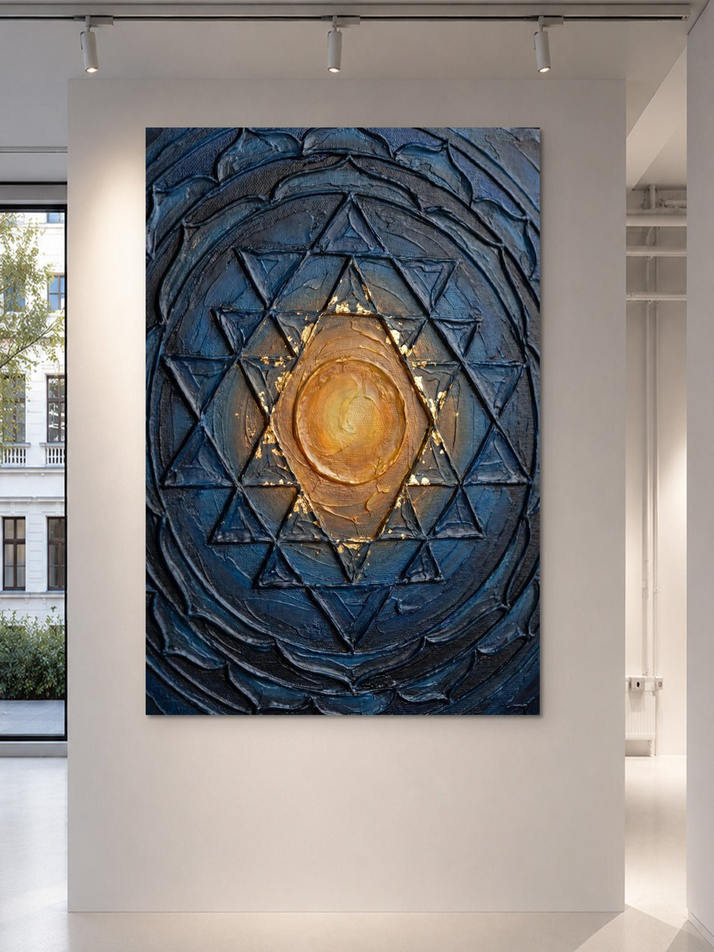Sri Yantra Gold Impasto — room 5