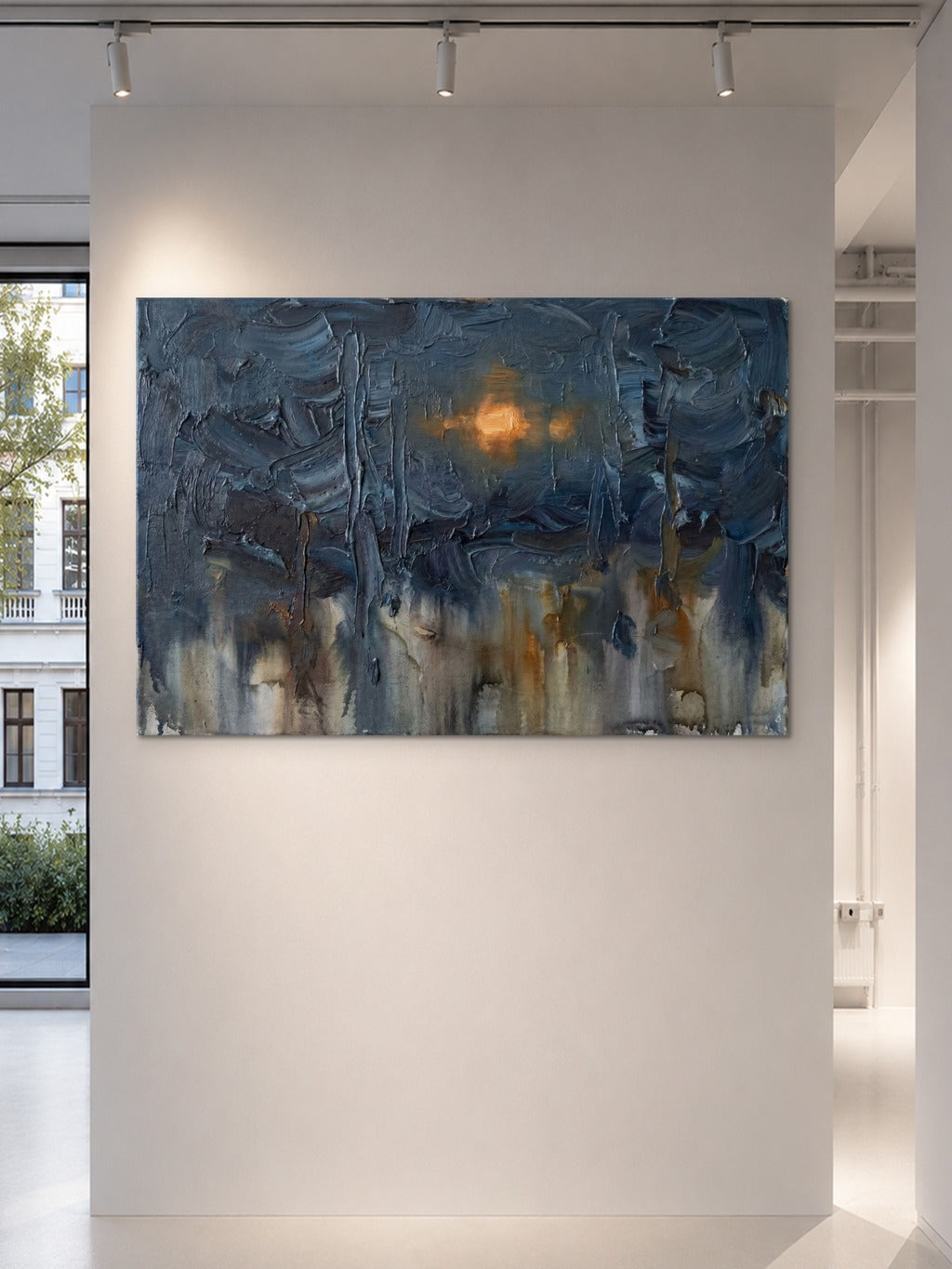 Monsoon Amber — Abstract Print — room 5