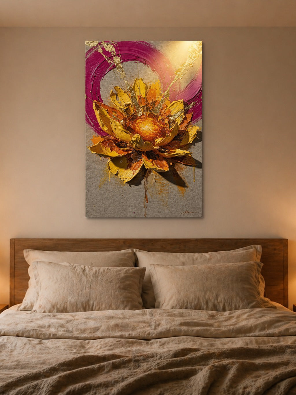 Saffron Bloom Impasto — room 4