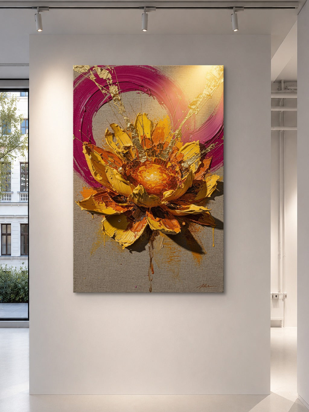Saffron Bloom Impasto — room 5
