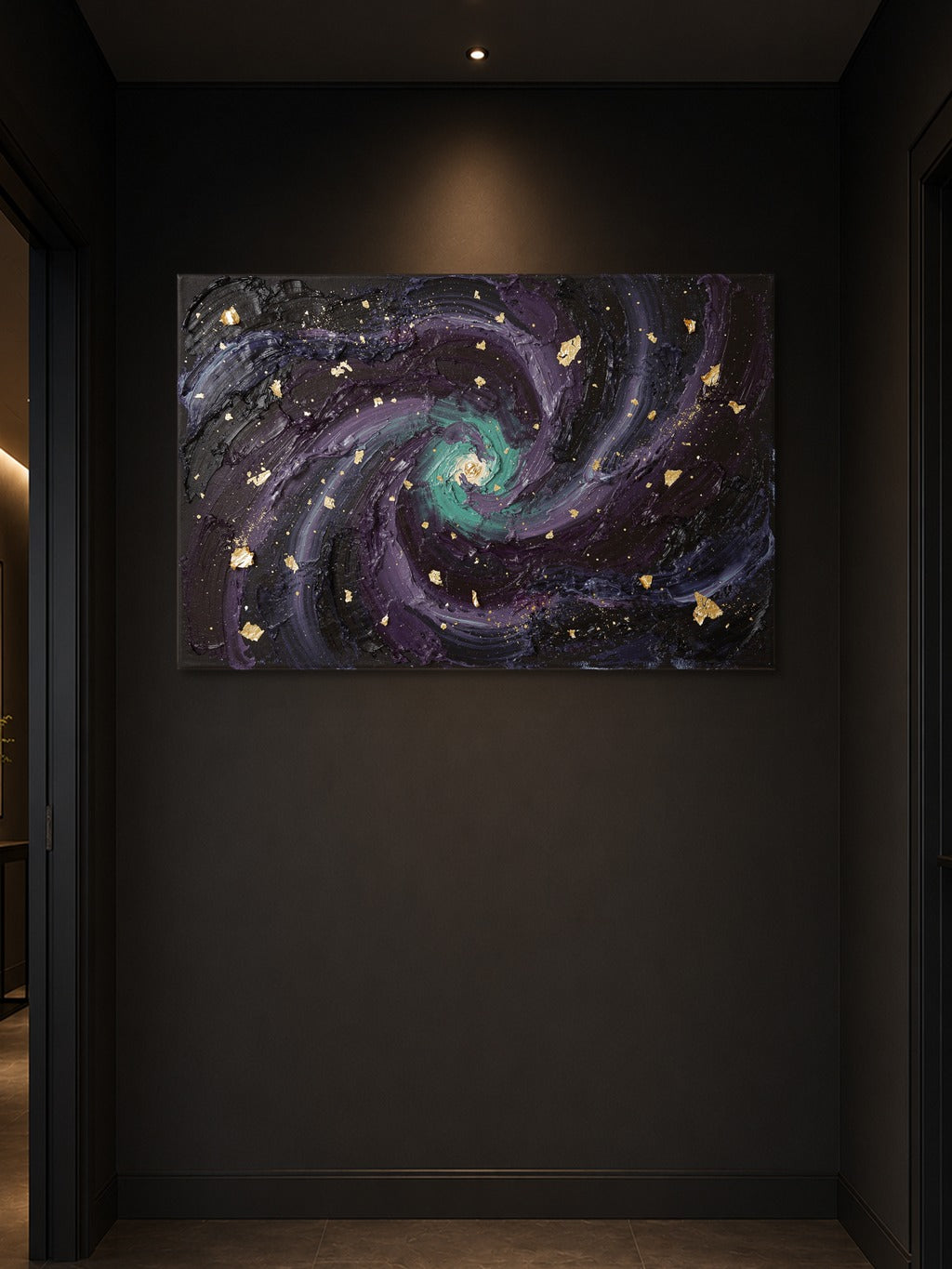 Cosmos Impasto Wall Art — room 3