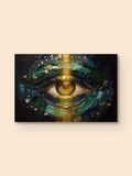 Peacock Eye Impasto Print — canvas