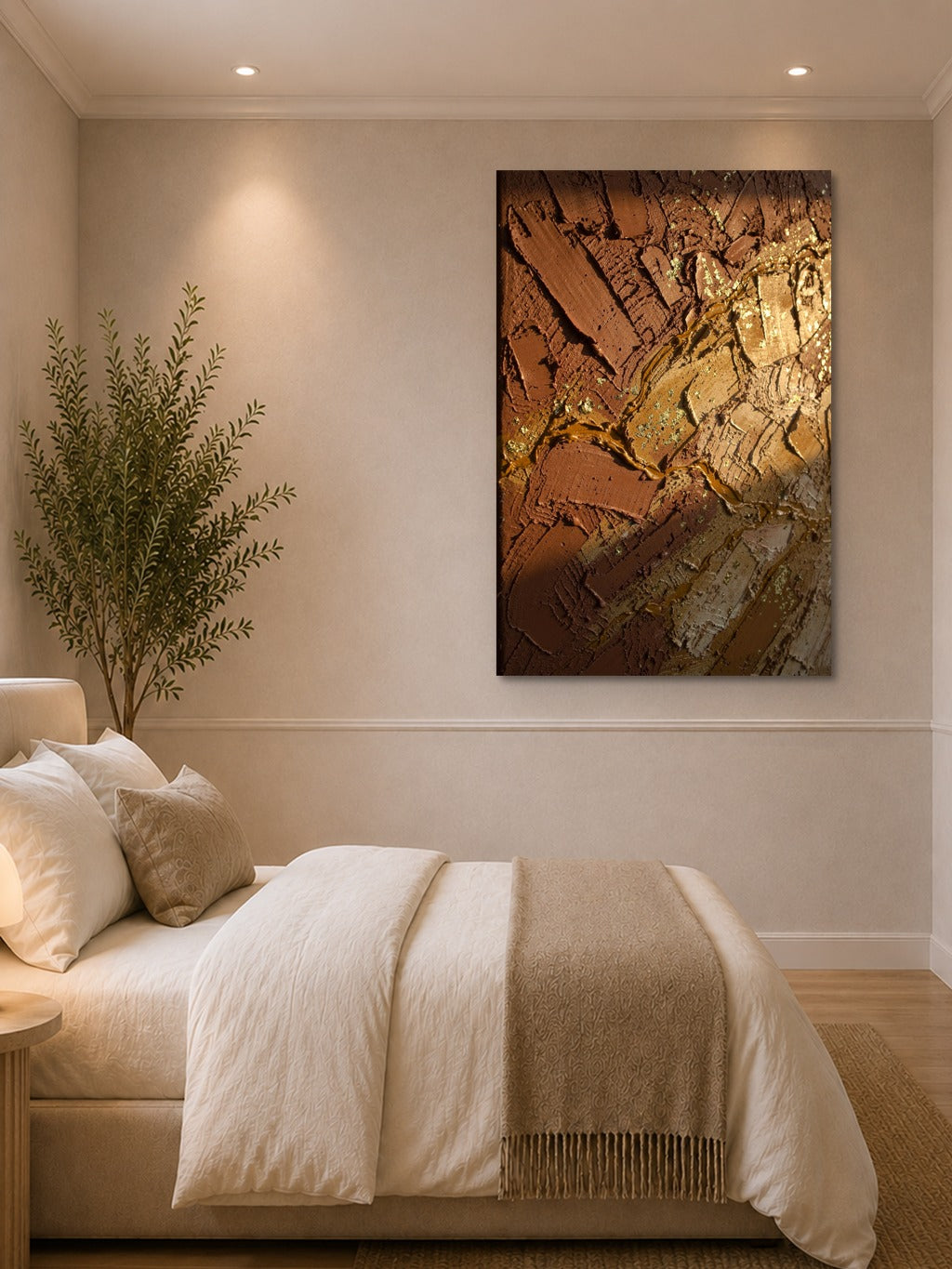 Terracotta Gold Impasto — room 1