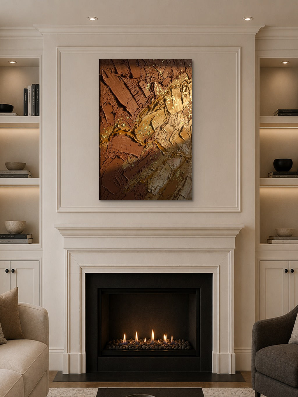 Terracotta Gold Impasto — room 10