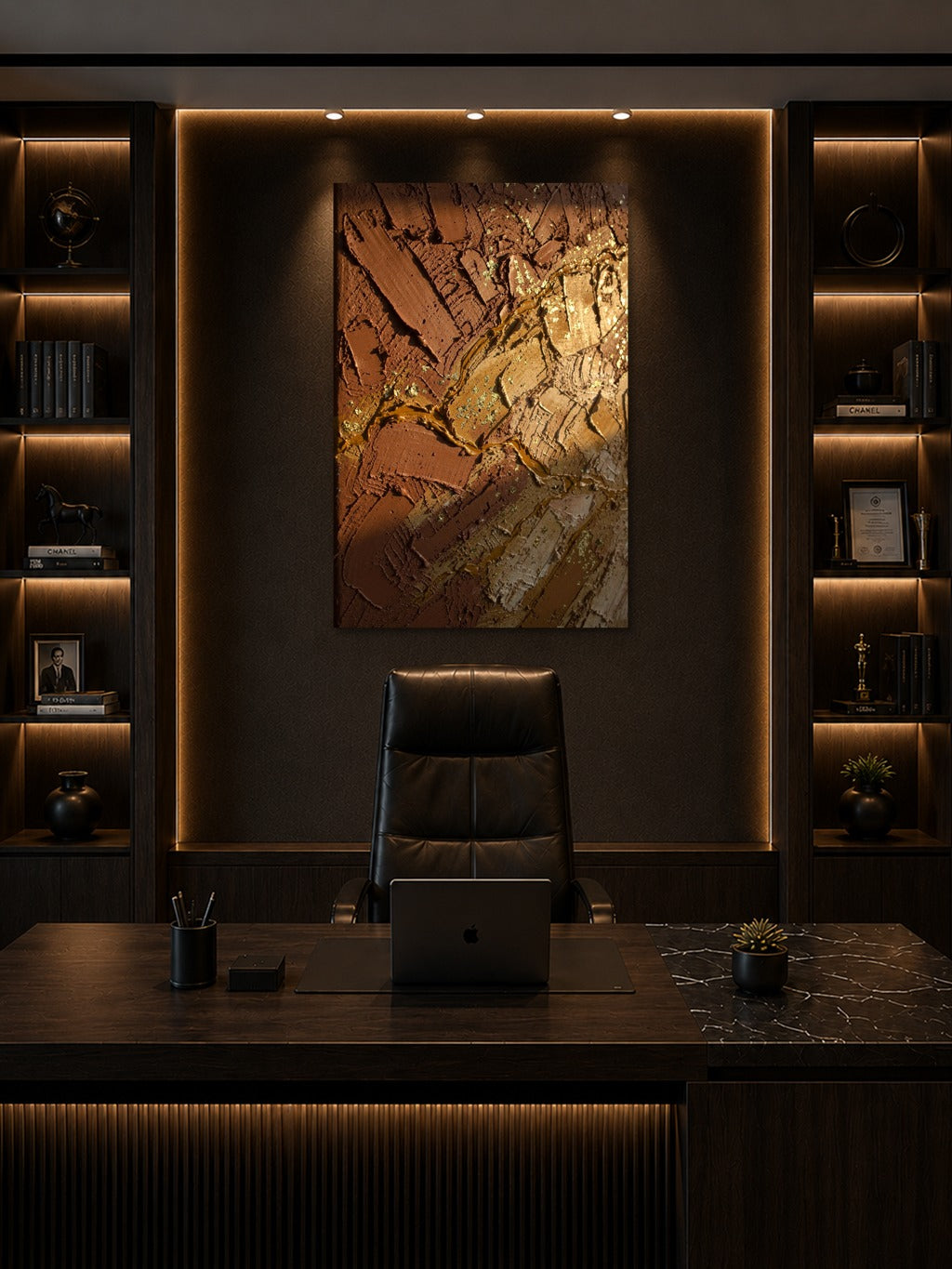 Terracotta Gold Impasto — room 8