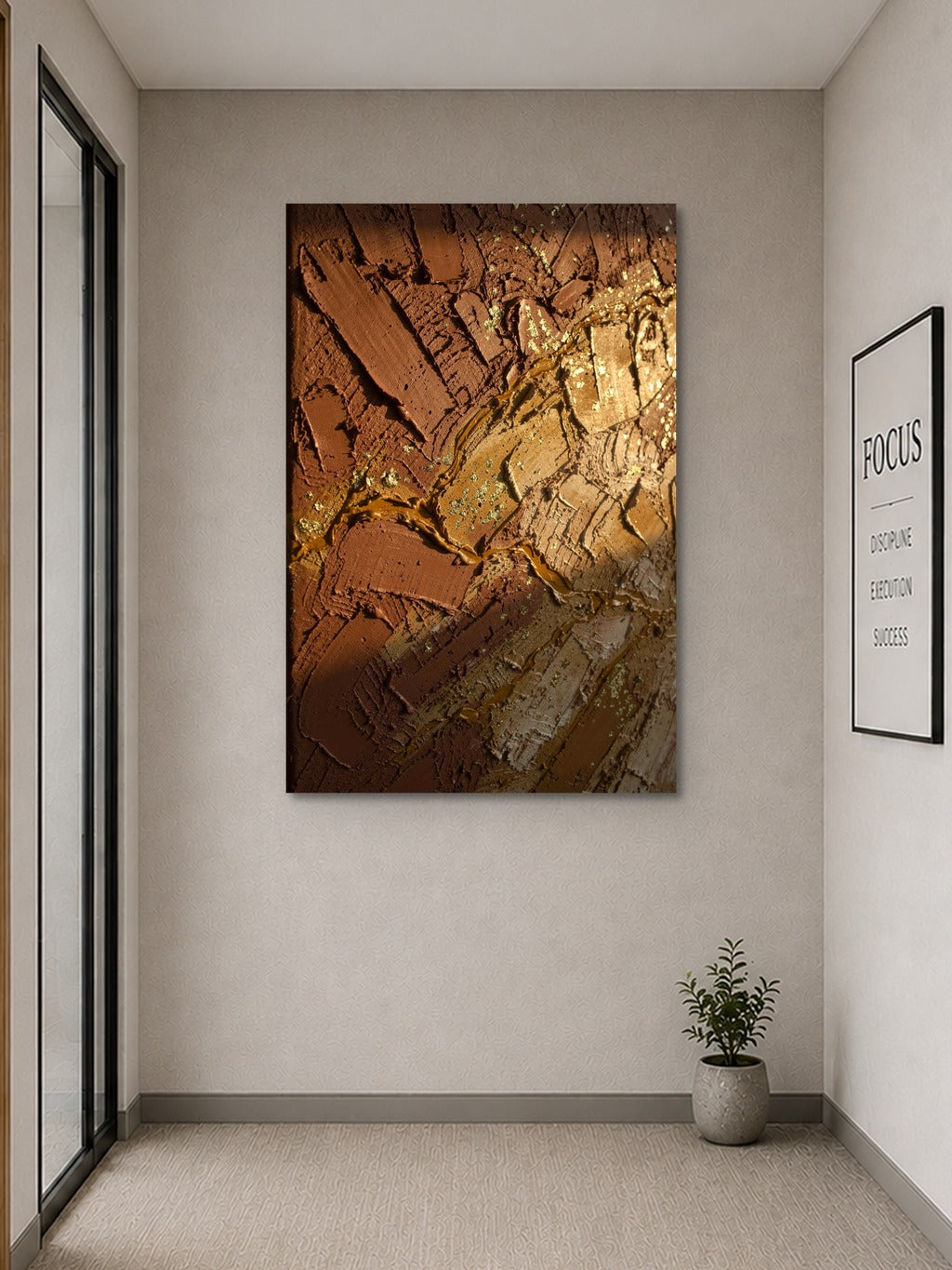Terracotta Gold Impasto — room 9