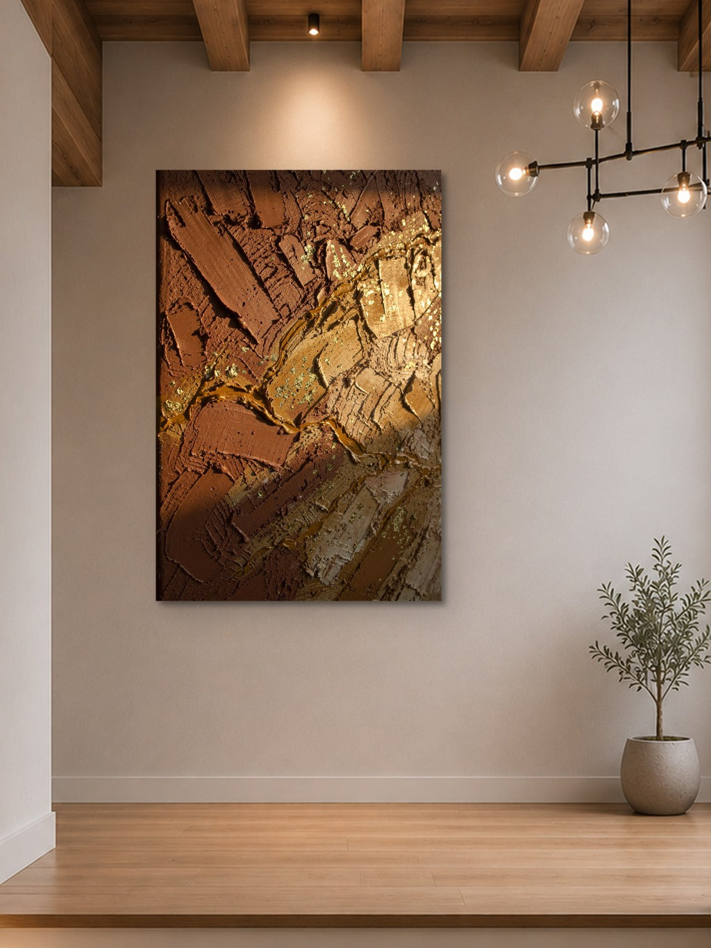 Terracotta Gold Impasto — room 7
